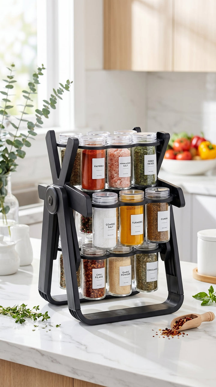 18 Jar Rotating Spice Rack
